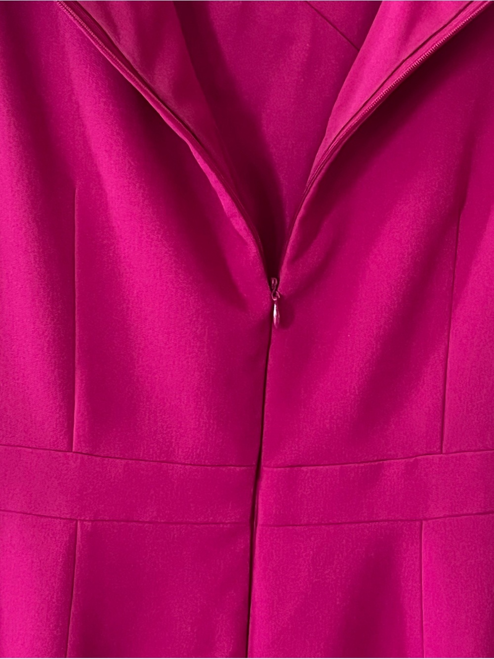 Tahari Fuchsia Dress Women's Sleeveless A-Line Dress Size 10 - Picture 14 of 15